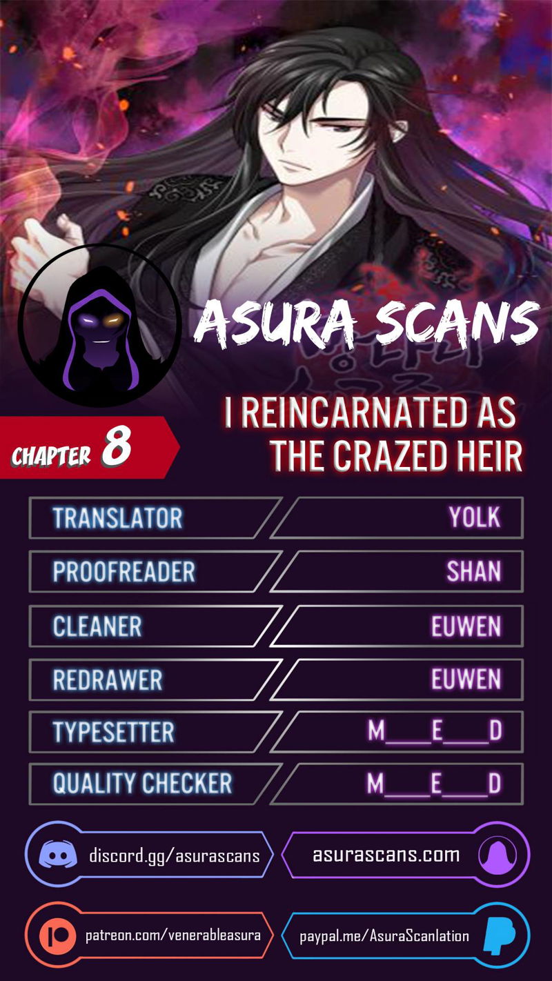 I Reincarnated As The Crazed Heir Chapter 8 page 1