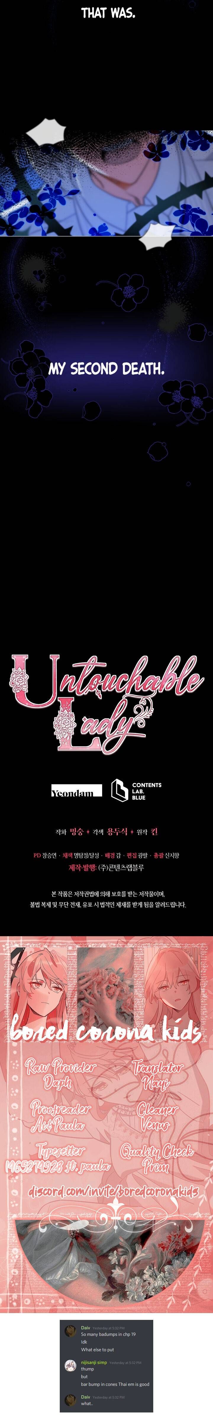 Untouchable Lady Chapter 19 page 22