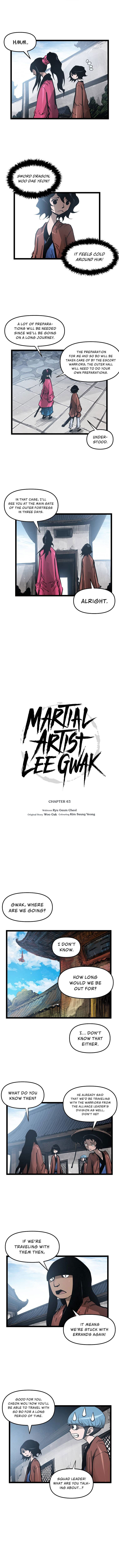 Martial Artist Lee Gwak Chapter 63 page 4