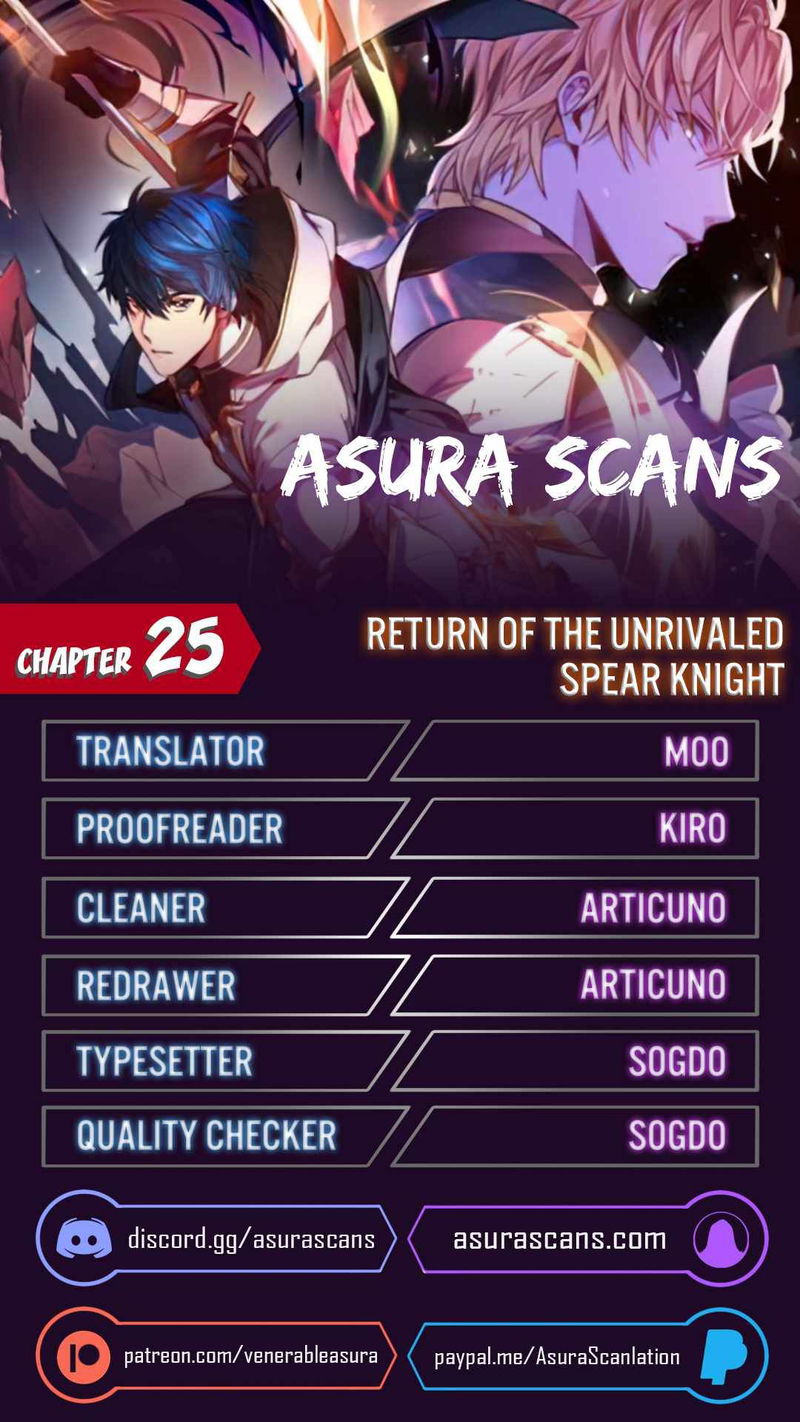 Return of the Legendary Spear Knight Chapter 25 page 1