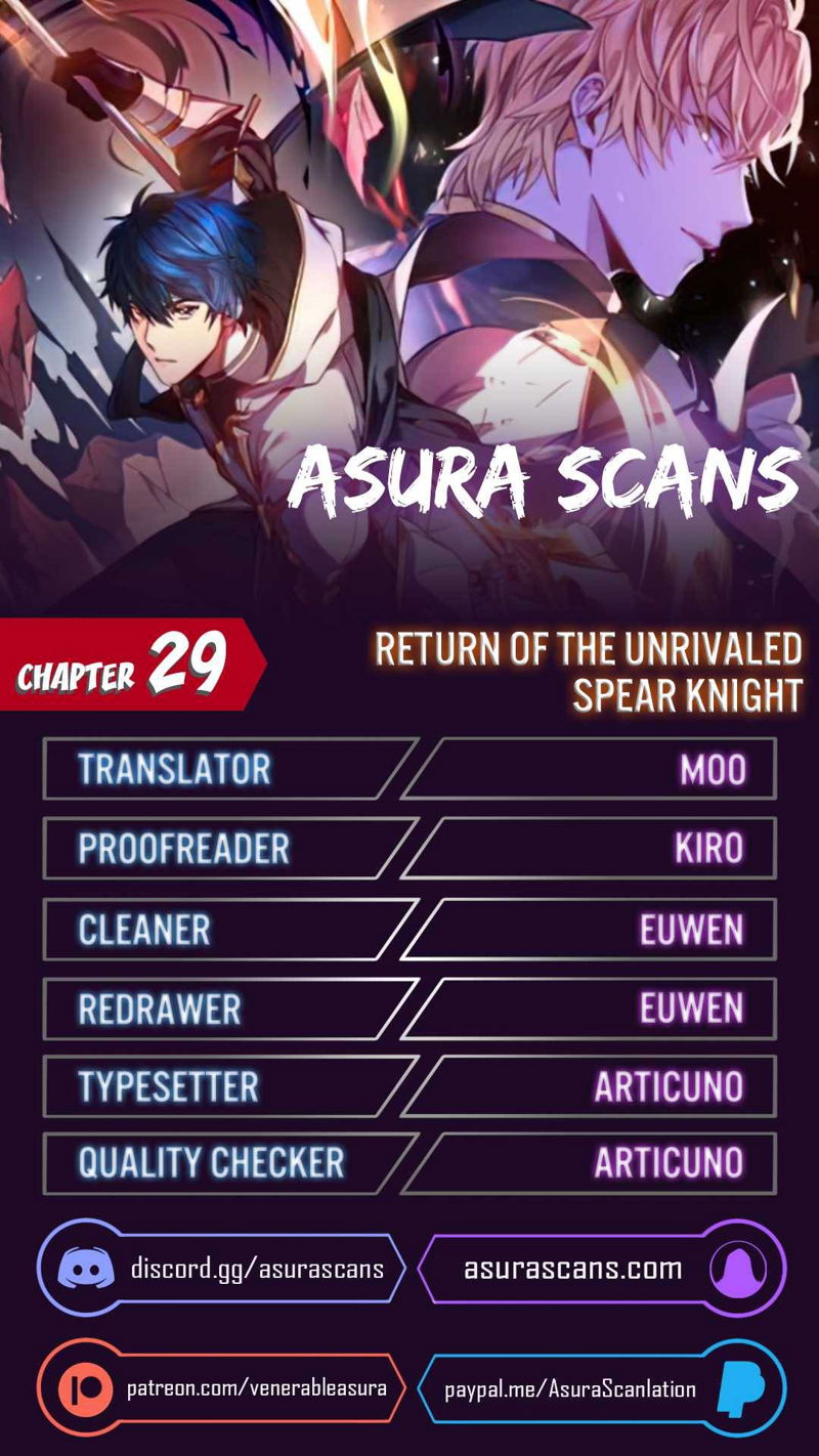 Return of the Legendary Spear Knight Chapter 29 page 1