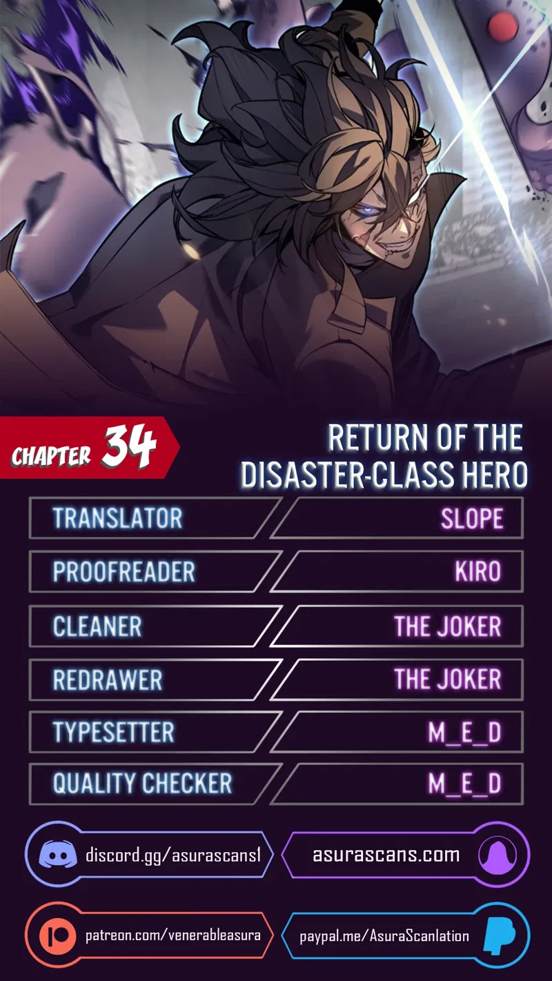 Return of the Disaster-Class Hero Chapter 34 page 1