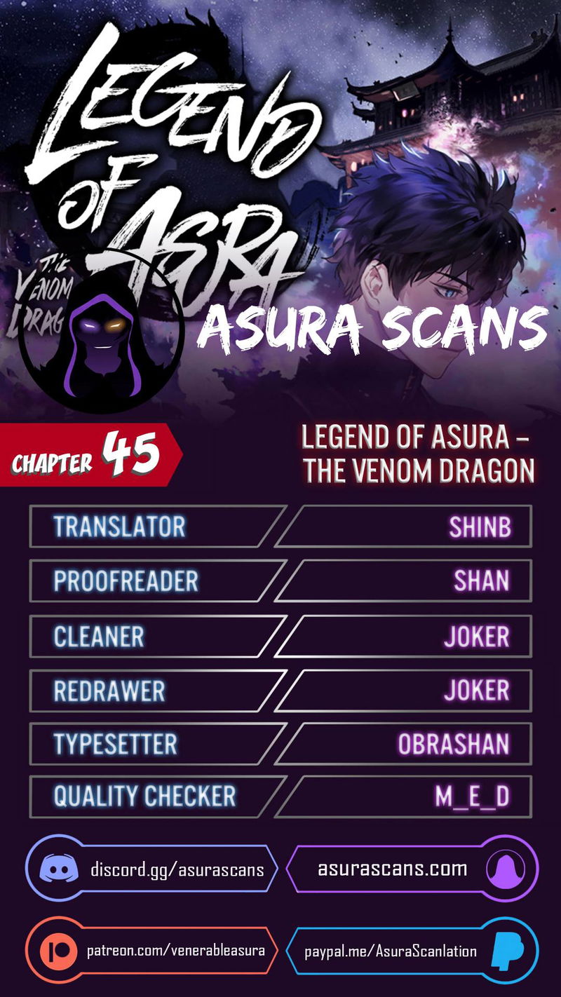 Legend Of Asura - The Venom Dragon Chapter 45 page 1