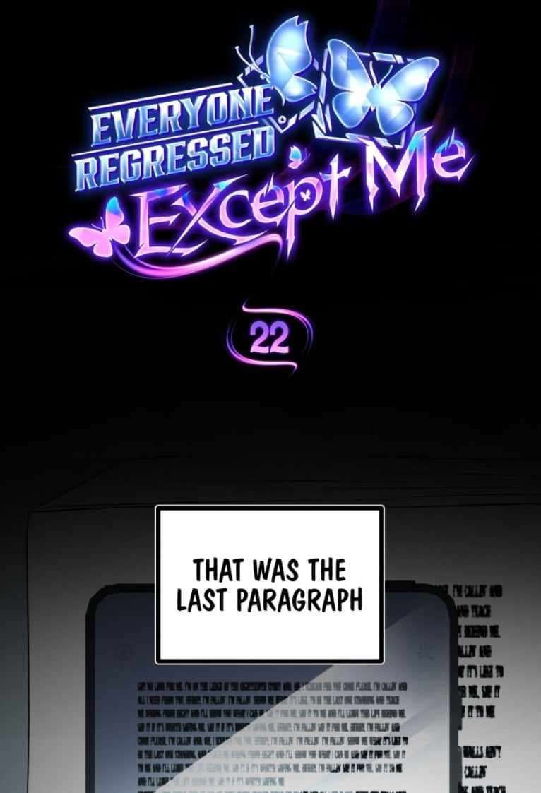 Everyone Regressed Except Me Chapter 22 page 8