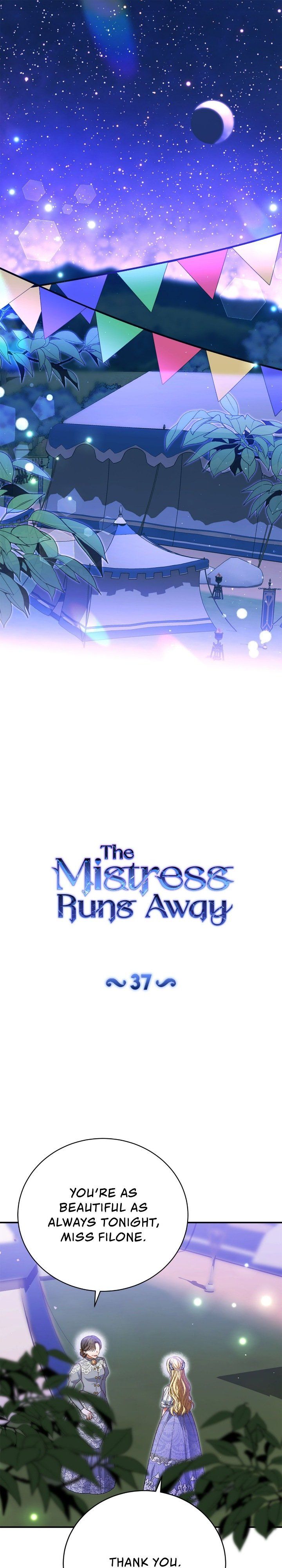 The Mistress Runs Away Chapter 37 page 1