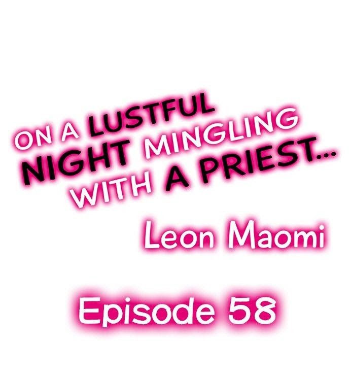On A Lustful Night Mingling With A Priest Chapter 58 page 1