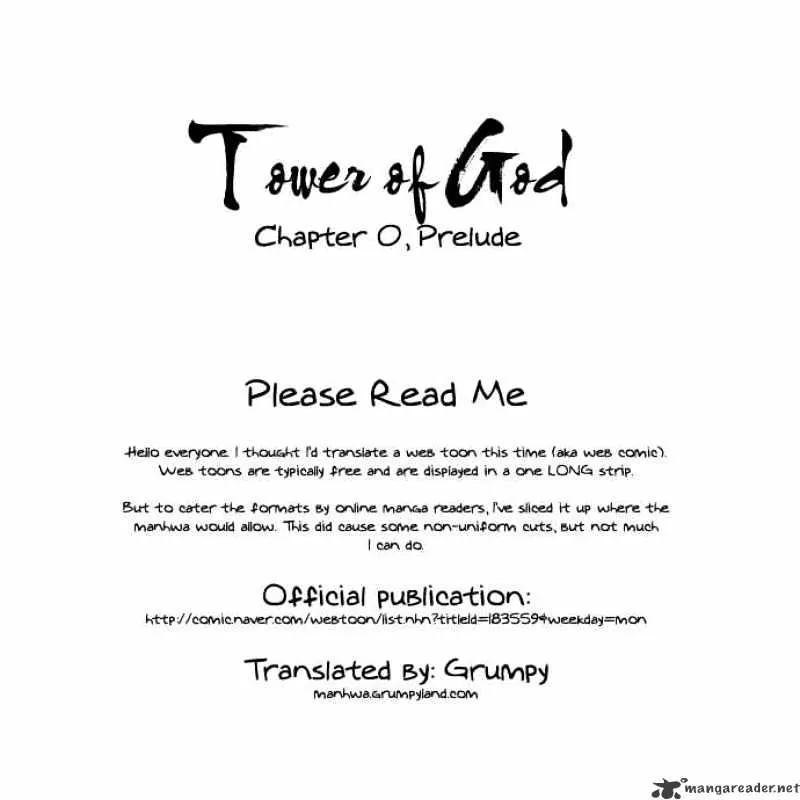 Tower of God Chapter 1 page 1