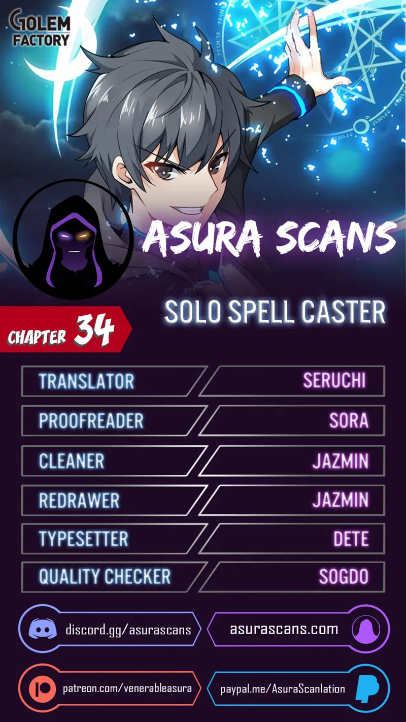 Solo Spell Caster Chapter 34 page 1