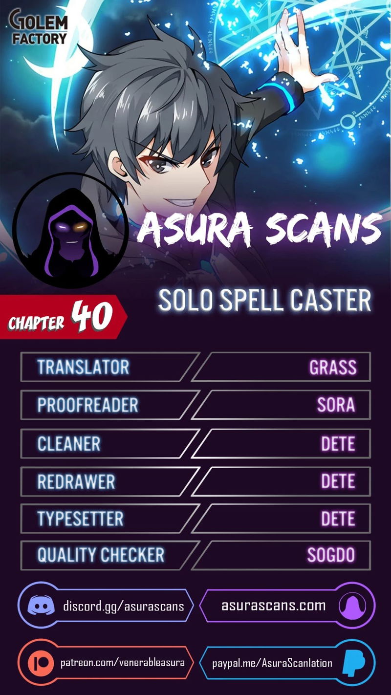 Solo Spell Caster Chapter 40 page 1