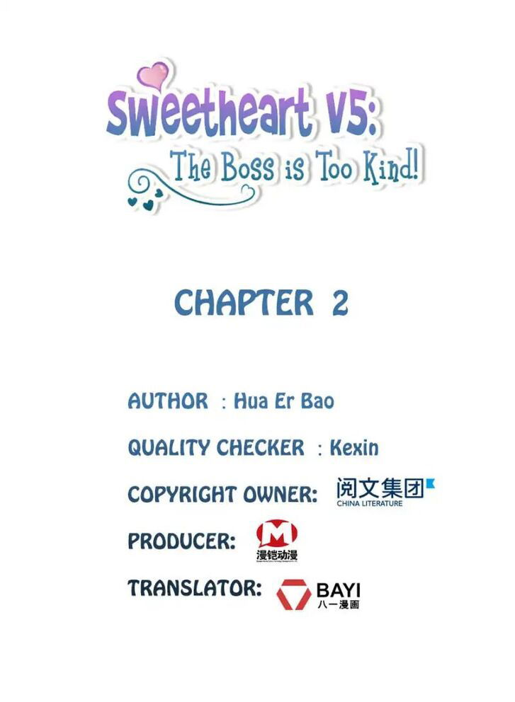 Sweetheart V5: The Boss Is Too Kind! Chapter 002 page 1