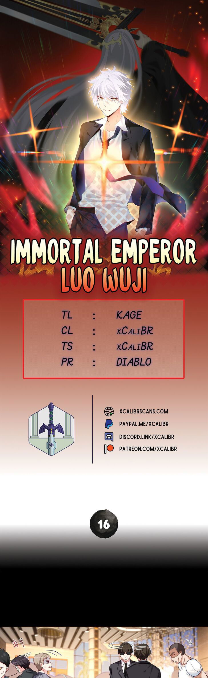 The Immortal Emperor Luo Wuji Has Returned Chapter 016 page 1