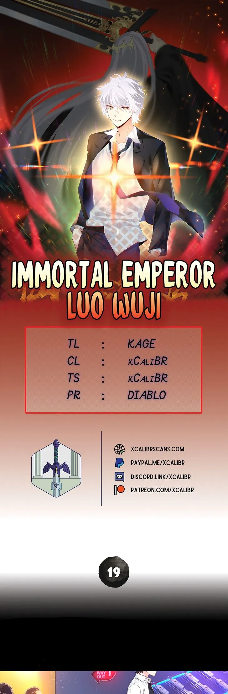 The Immortal Emperor Luo Wuji Has Returned Chapter 019 page 1