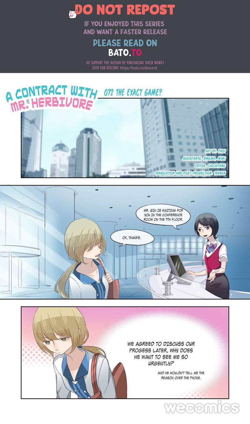 A Contract With Mr. Herbivore Chapter 72 page 1