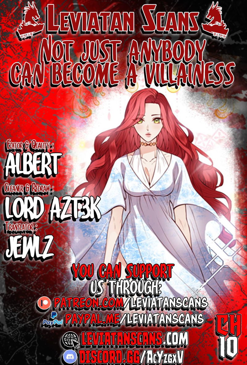 Anyone Can Become a Villainess Chapter 10 page 1