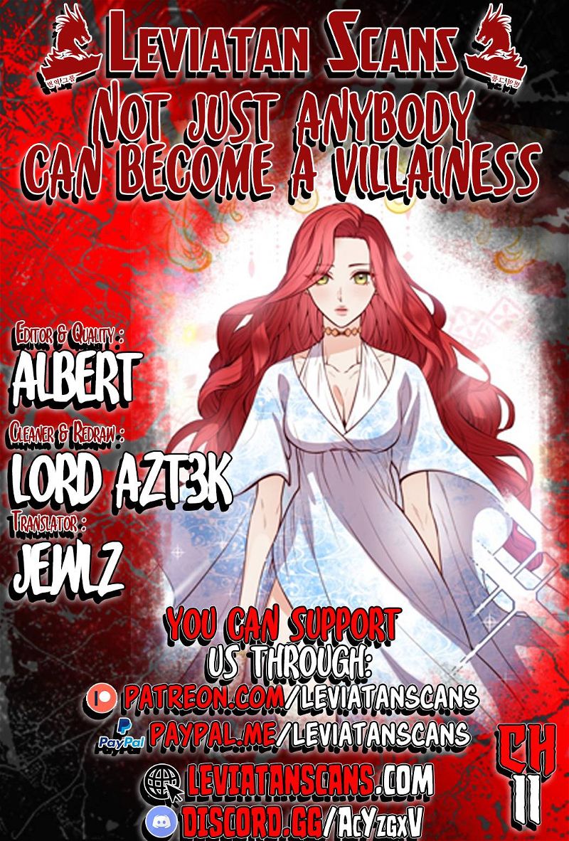 Anyone Can Become a Villainess Chapter 11 page 1