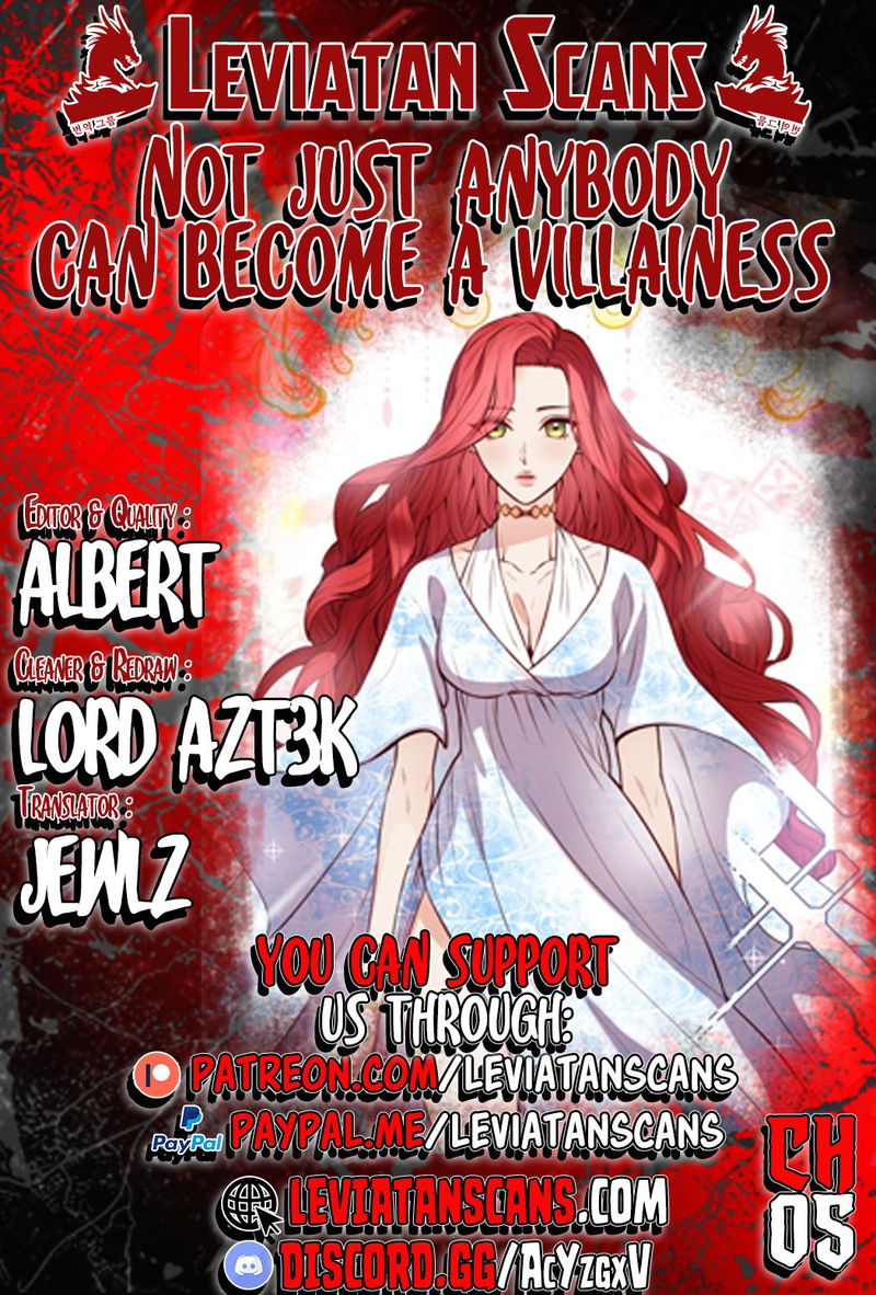 Anyone Can Become a Villainess Chapter 5 page 1