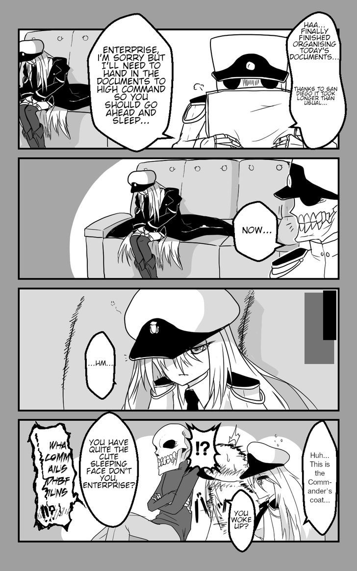 Azur Lane: Skeleton Commander and Enterprise (Doujinshi) Chapter 2 page 1